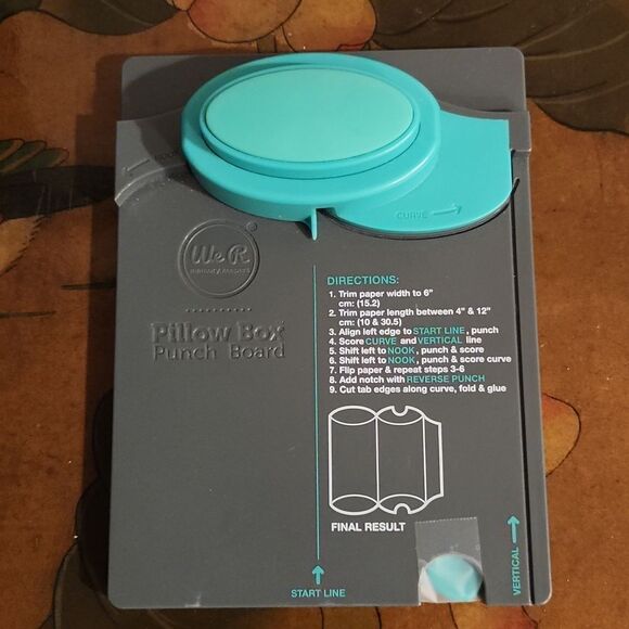 Pillow Box Punch Board - Picture 1 of 2